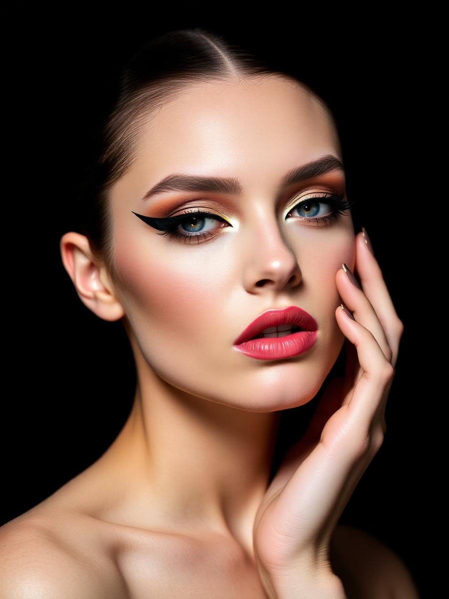 Editorial makeup look