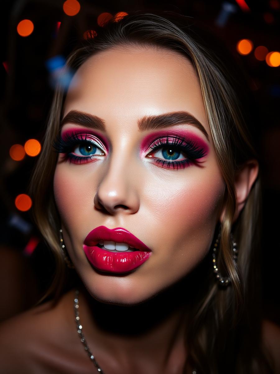 Party makeup look