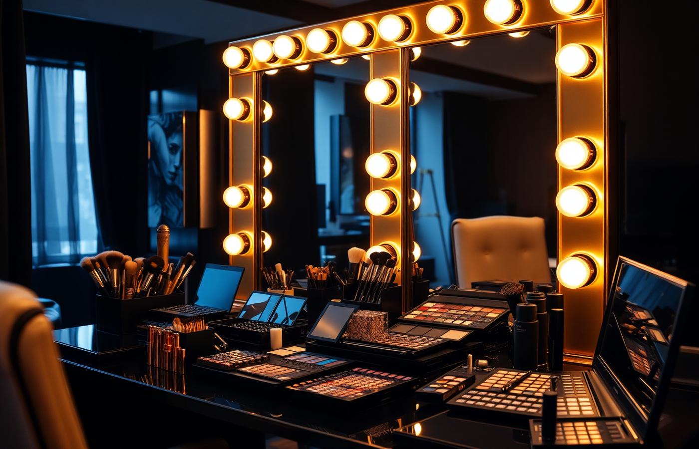 Makeup transformation — before